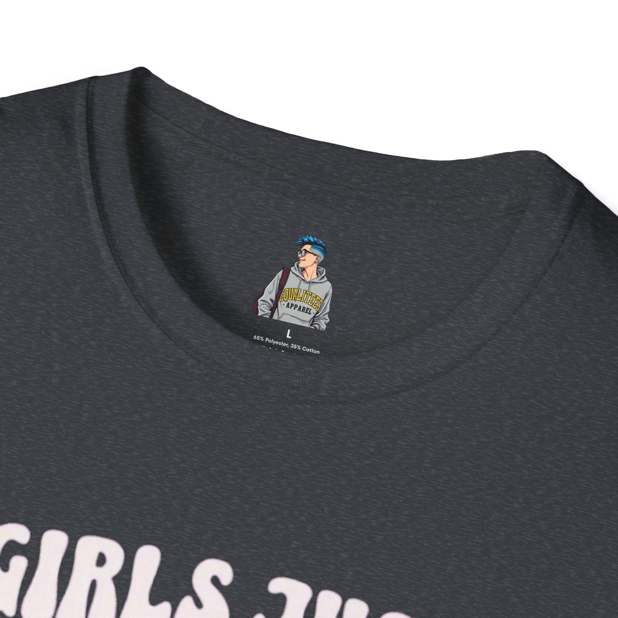 Girls Just Wanna Have Fundamental Human Rights Unisex Softstyle T-Shirt - EqualiTees.Me