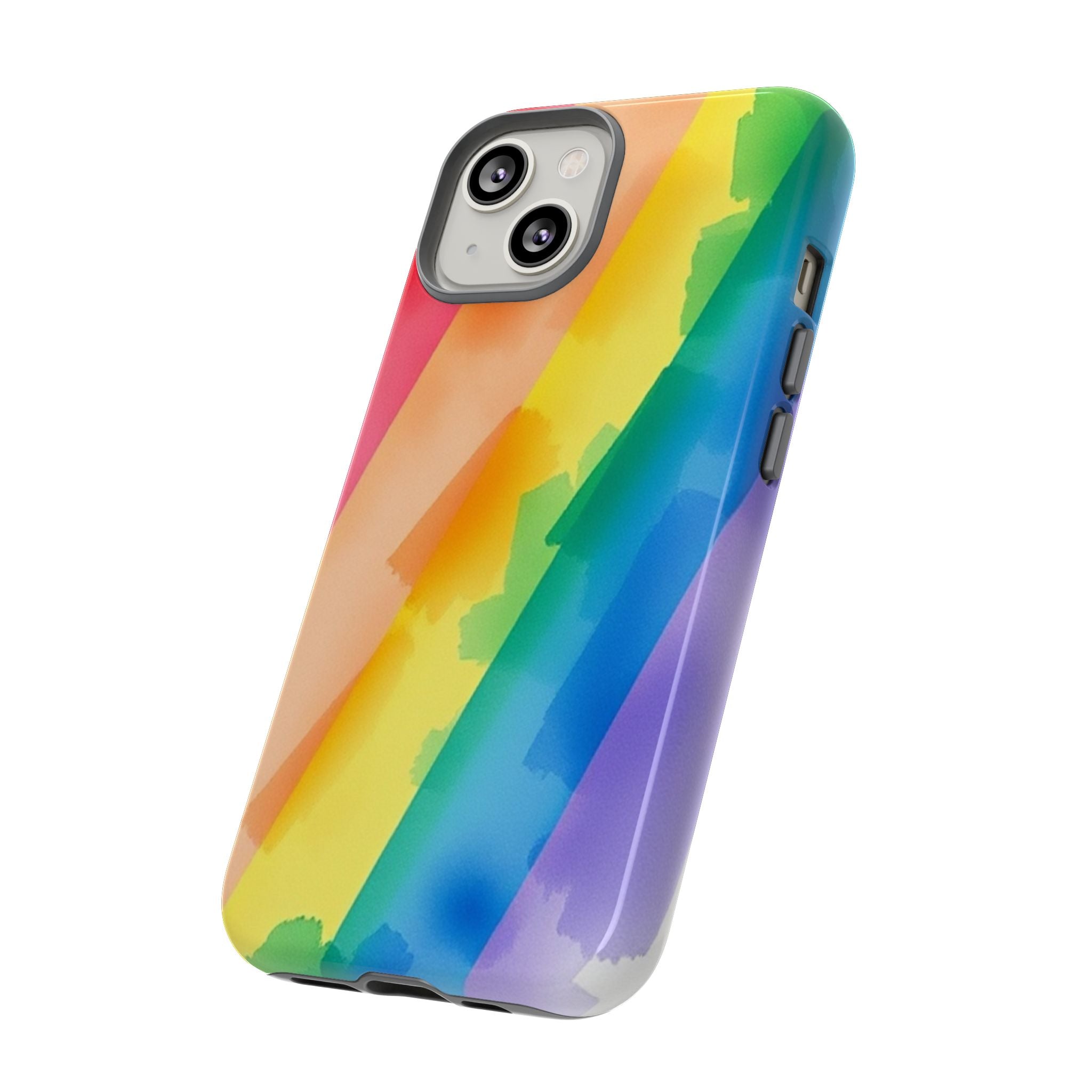 Rainbow Watercolor Art Tough Cases For Android & iPhone