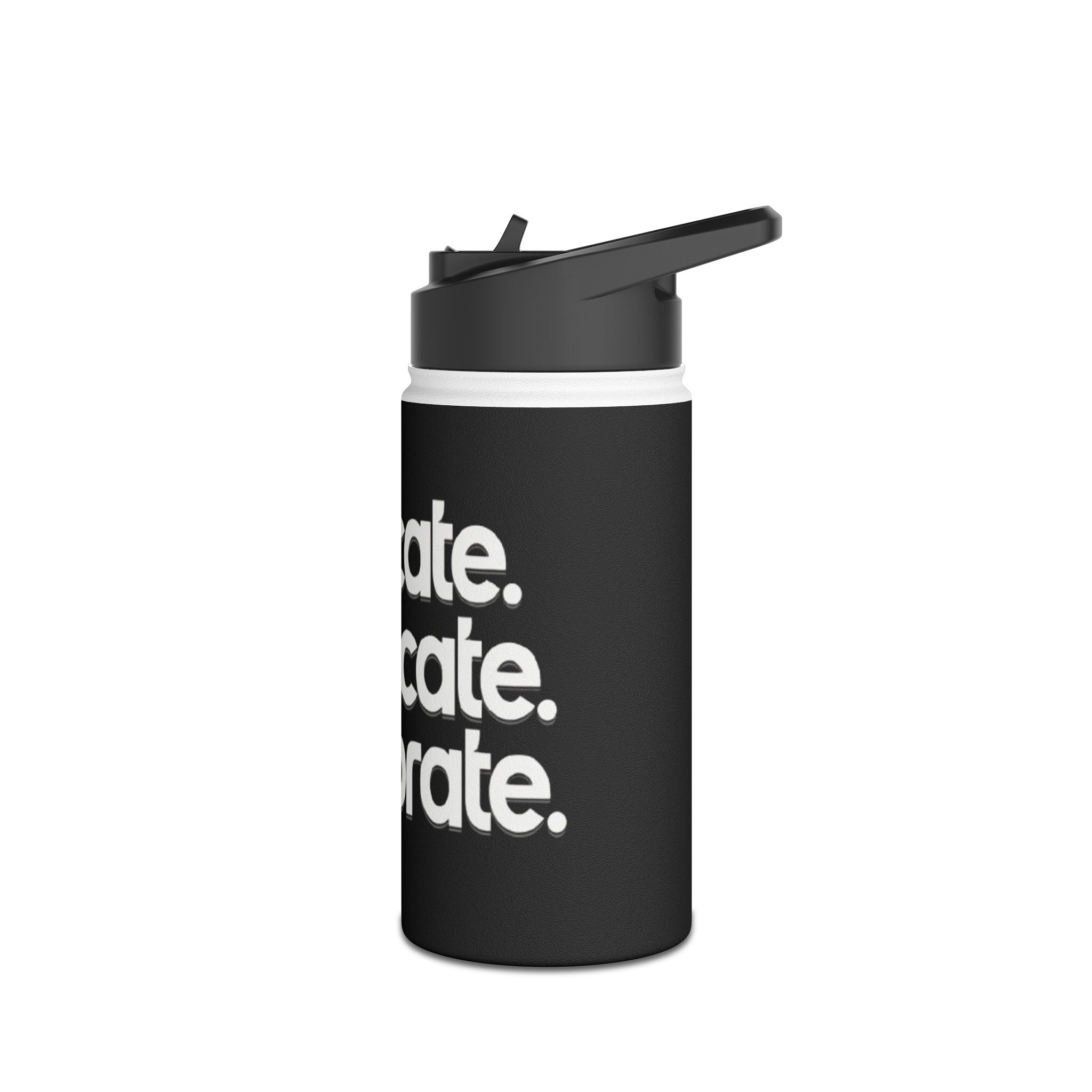 Teaching While Queer Stainless Steel Water Bottle - Perfect for Educators and Allies