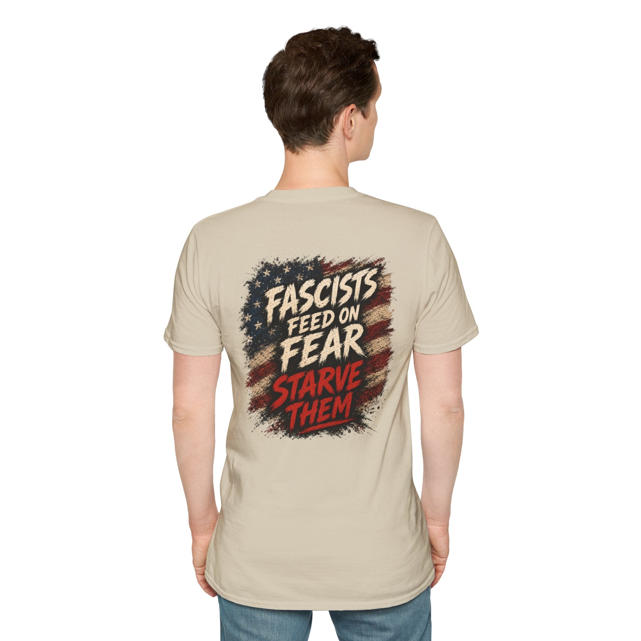 Patriots Don’t Stand For This T-Shirt — Statue of Liberty & Distressed Flag Graphic