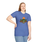 Mountain Scene Unisex Softstyle T-shirt