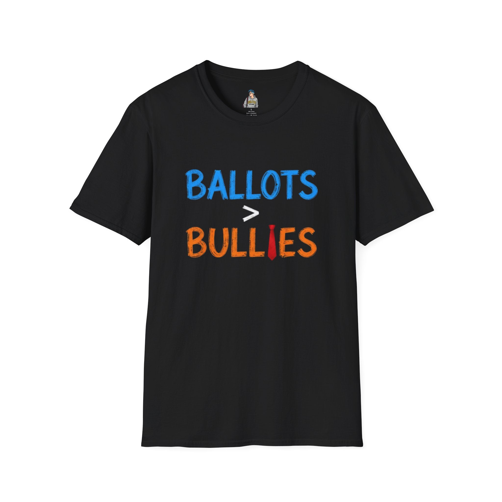 Ballots > Bullies T-Shirt — "I Will Not Be Intimidated" Voter Rights Tee