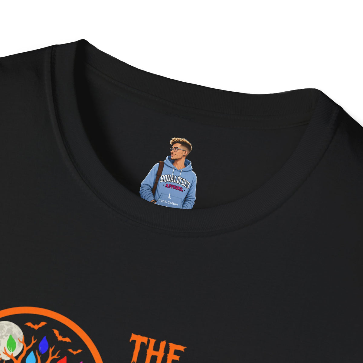 Orange Halloween Logo Pride Tree T-Shirt