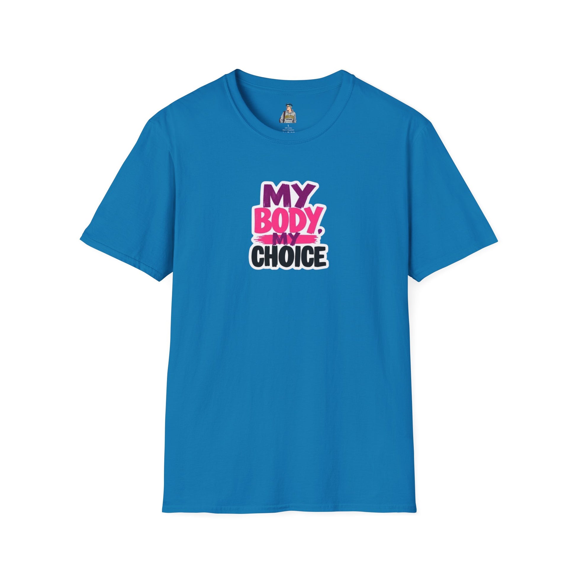 Empowering Unisex Softstyle T-Shirt - 'My Body, My Choice' Statement Tee