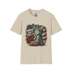 Patriots Don’t Stand For This T-Shirt — Statue of Liberty & Distressed Flag Graphic