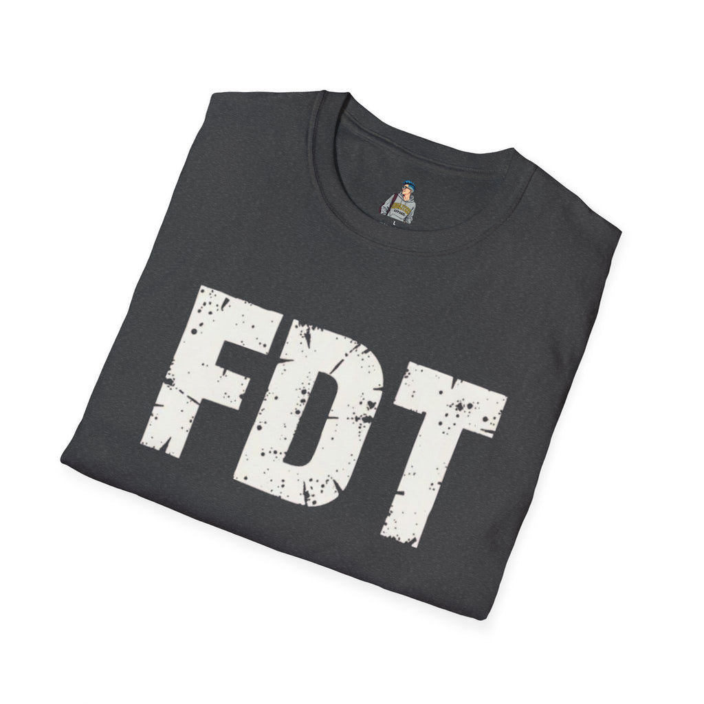 FDT Distressed Graphic T‑Shirt — Bold Statement Tee
