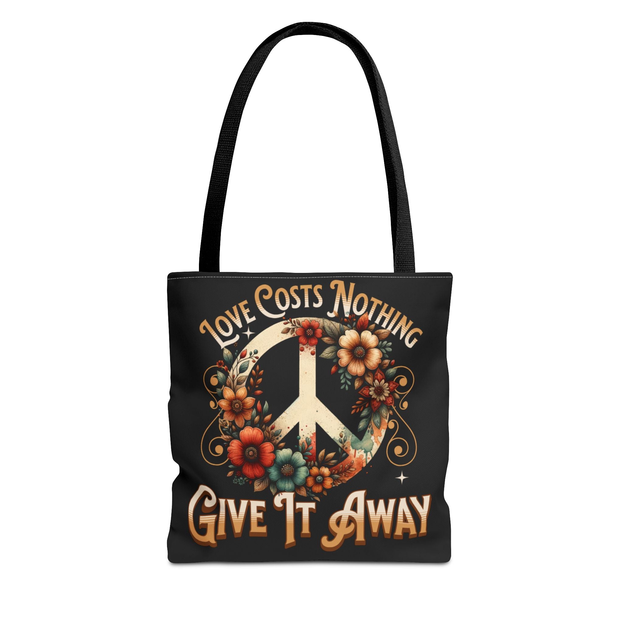 Love Costs Nothing, Give It Away Flag Tote Bag