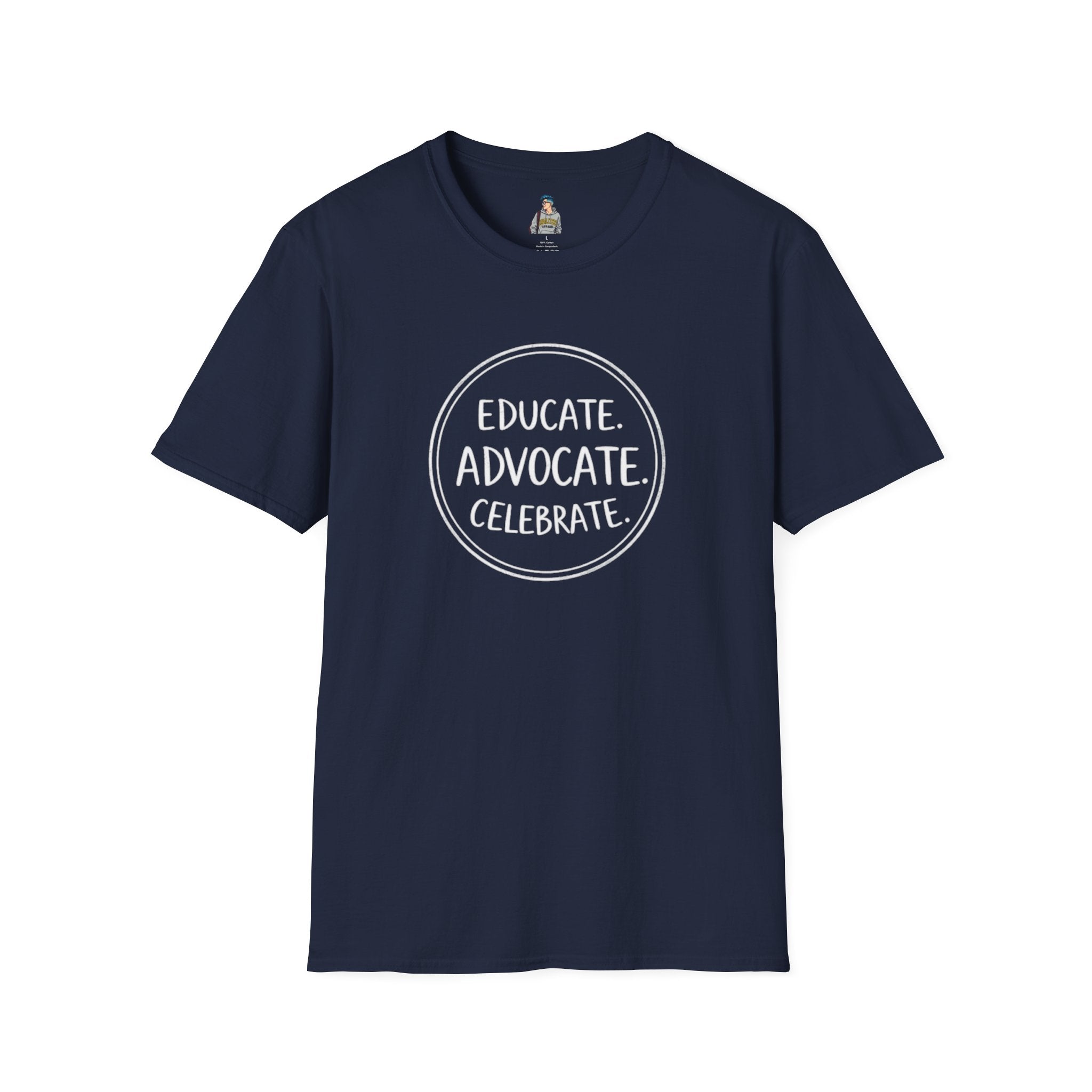Unisex Incognito Pride T-Shirt - Educate. Advocate. Celebrate.