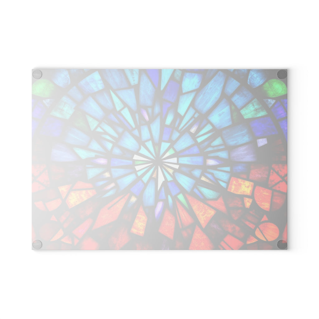 Stained Glass Cutting Board - Colorful Kitchen Decor