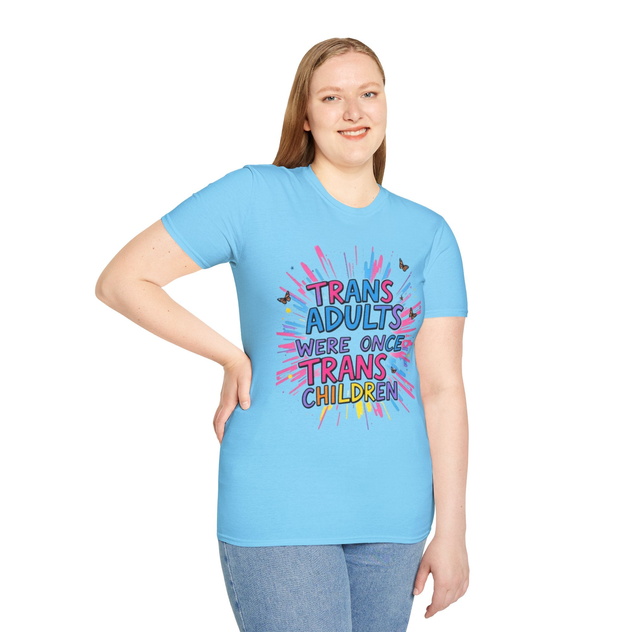 Trans Awareness Unisex T-Shirt, LGBTQ+ Pride Shirt, Gift for Allies, Feminist Apparel, Support Trans Rights
