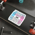 Die-Cut Stickers - TRANS RIGHTS ARE HUMAN RIGHTS