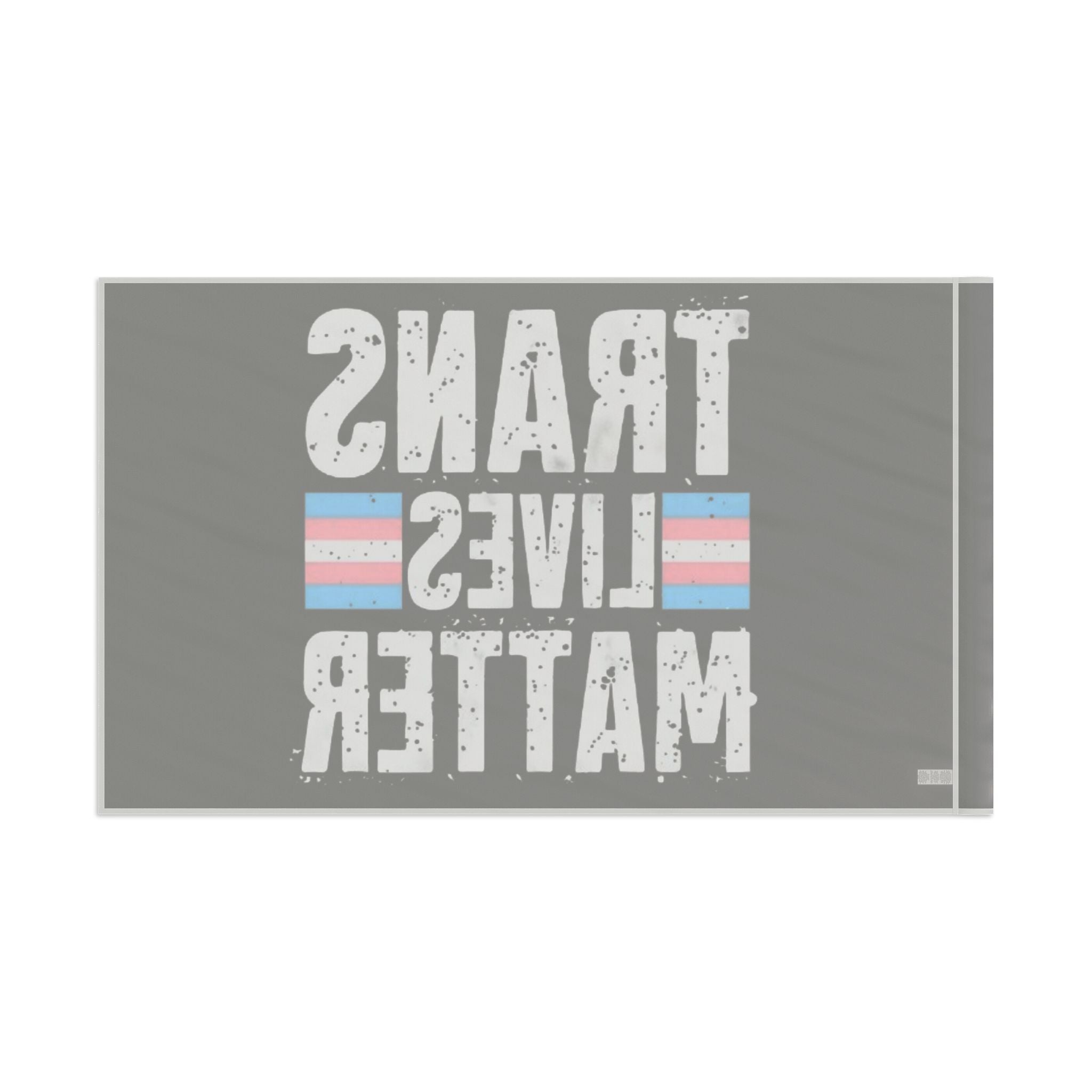 Trans Lives Matter Flag - Aesthetic LGBTQ+ Banner for Celebration & Home Decor