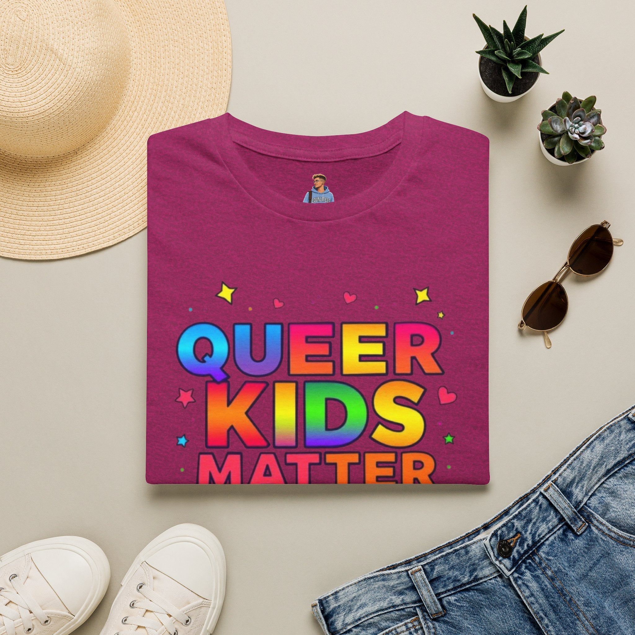 Colorful Queer Kids Matter Pride T-Shirt