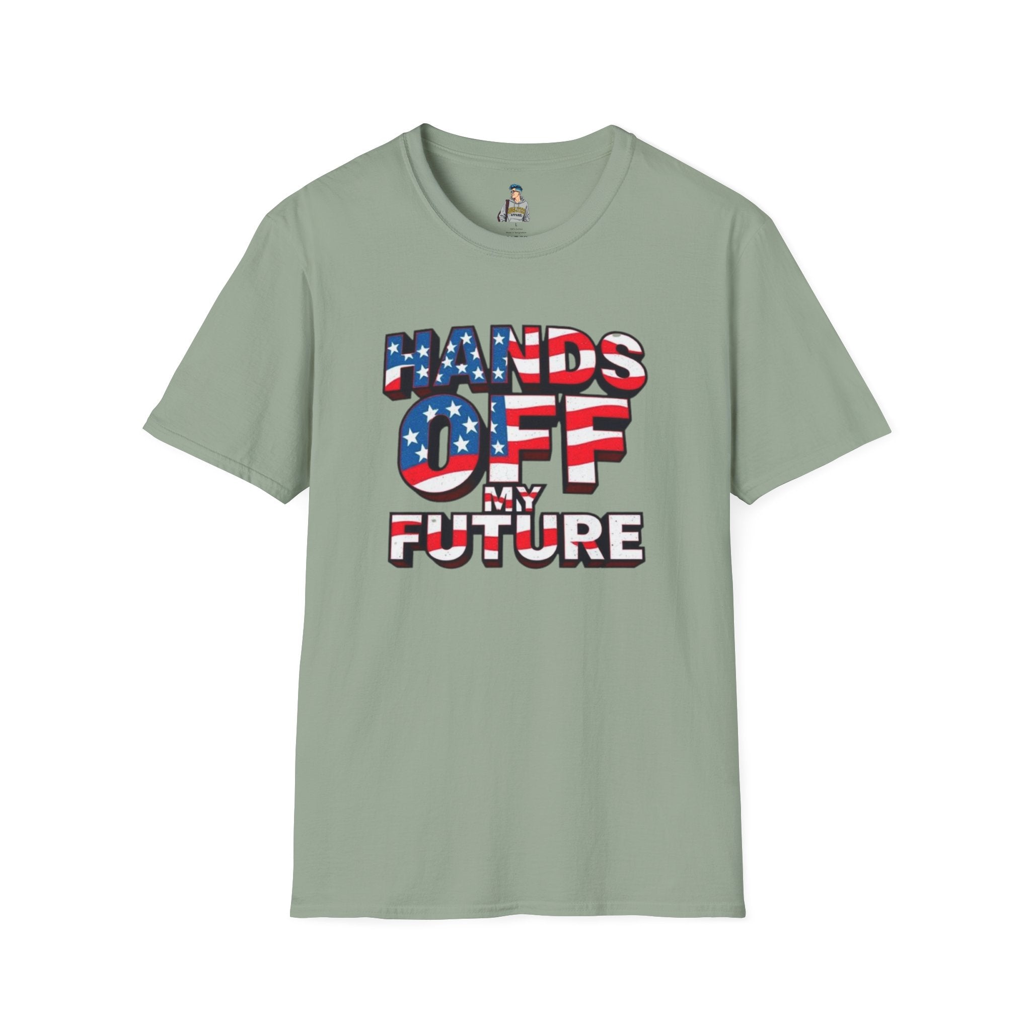 Hands Off My Future Political Statement Tee