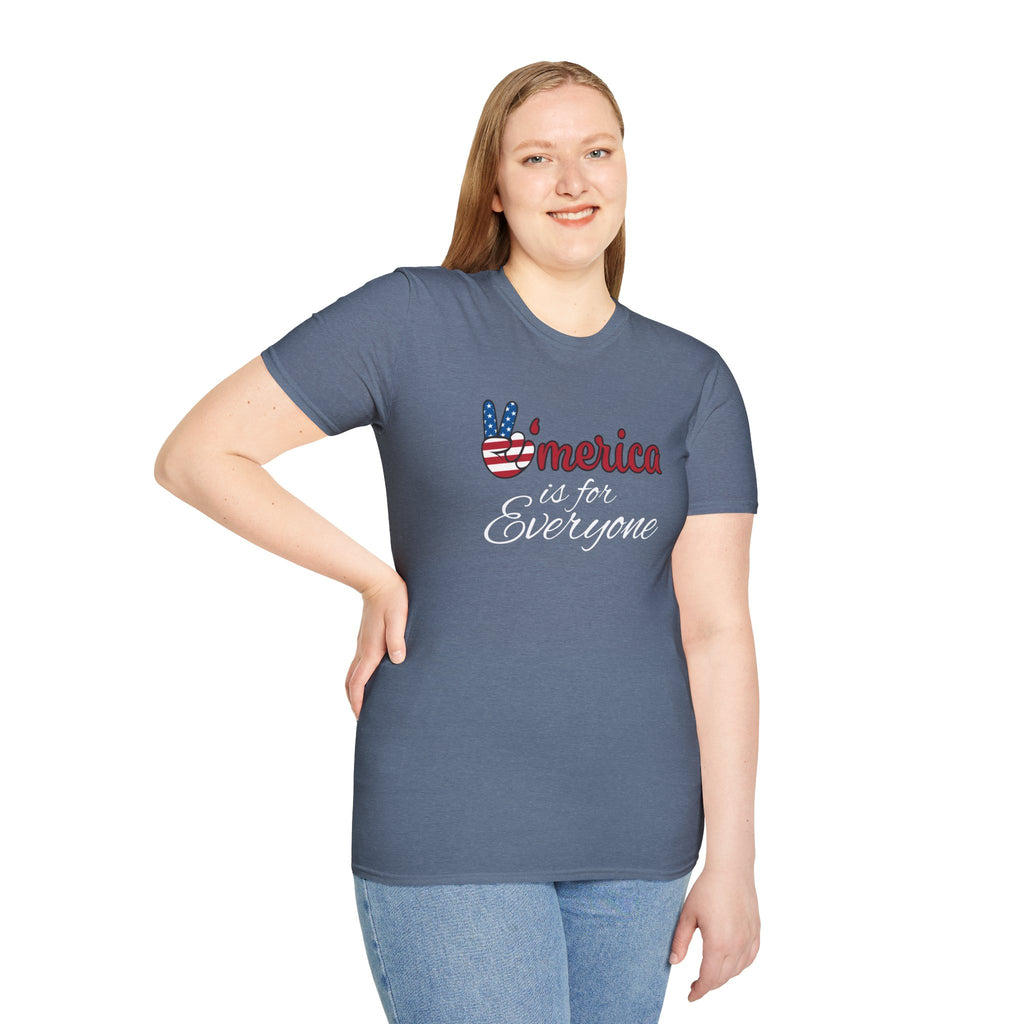 'Merica is for Everyone - Softstyle Unisex T-Shirt