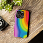 Rainbow Swirl Tough Phone Case for iPhone