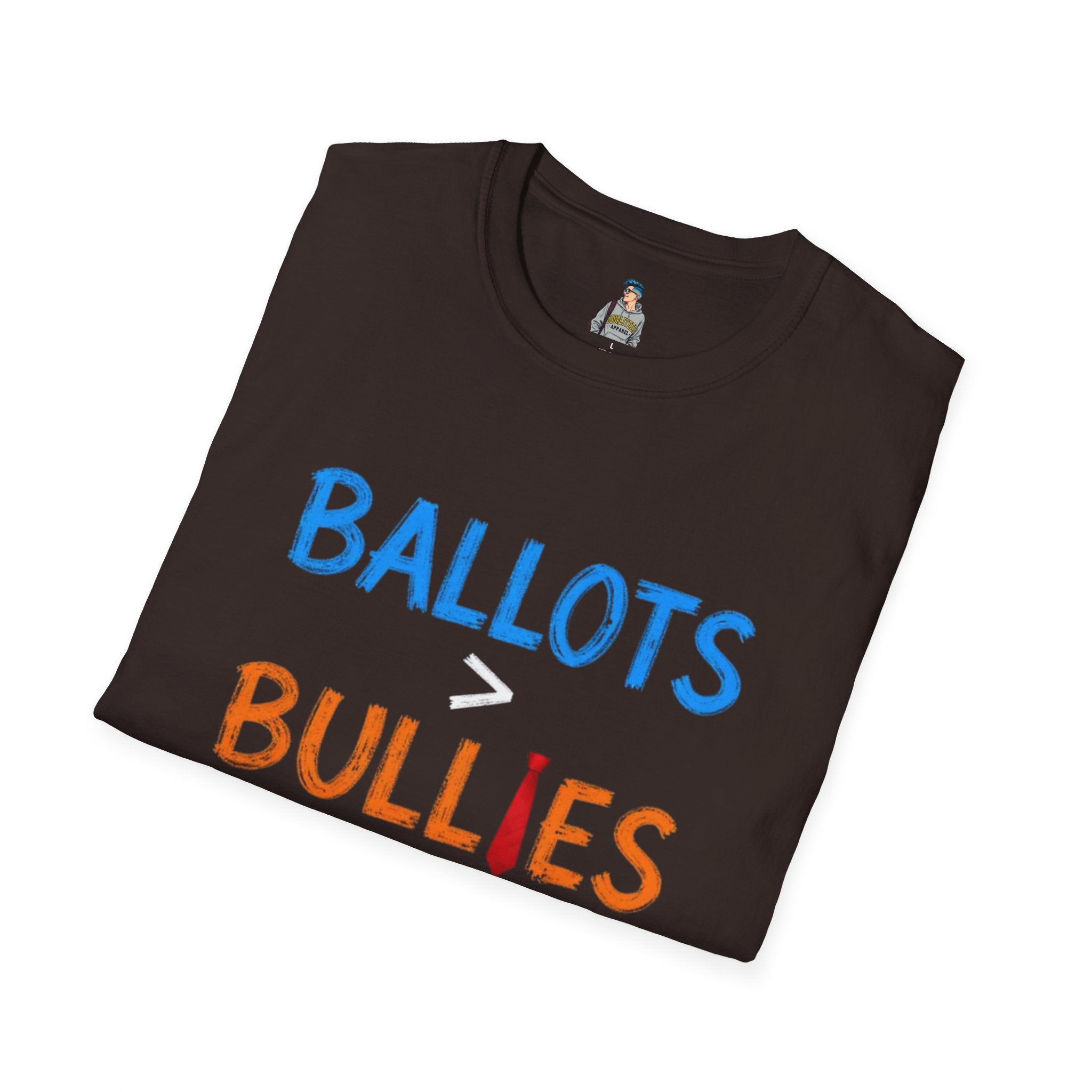 Ballots > Bullies T-Shirt — "I Will Not Be Intimidated" Voter Rights Tee