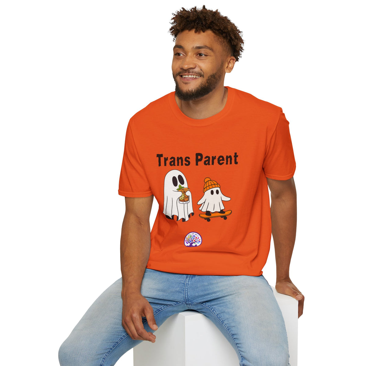Trans Parent 5 Halloween Pride Tree Las Vegas T-Shirt