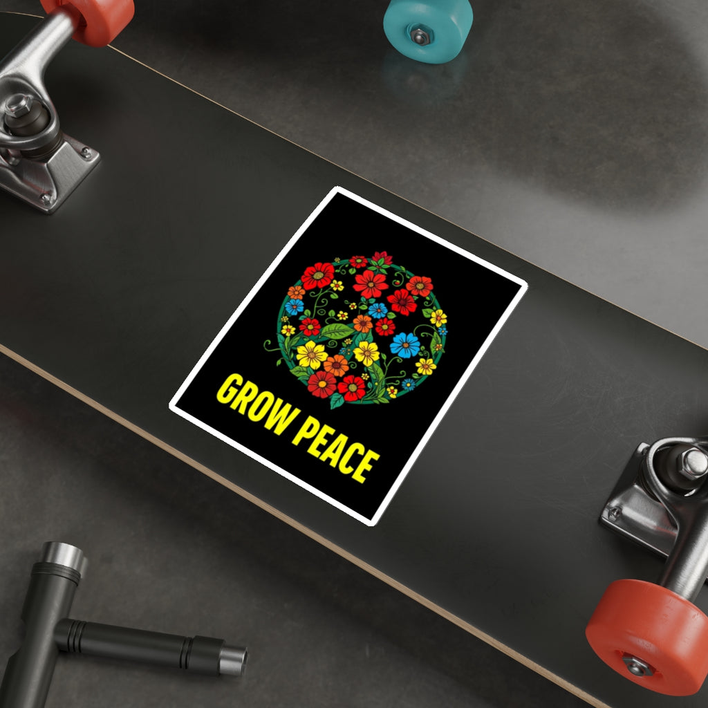 Die-Cut Stickers -  Grow Peace