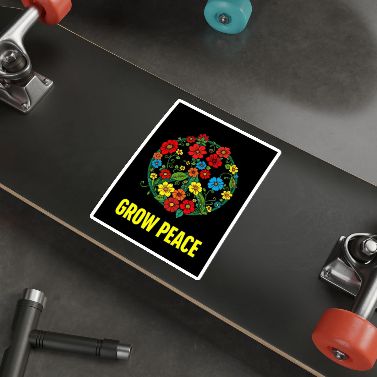 Die-Cut Stickers -  Grow Peace