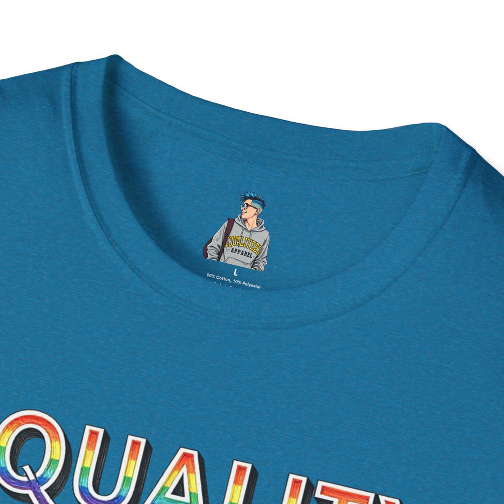 Equality is Greater Than Division T-Shirt — Rainbow Pride Graphic Tee