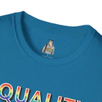 Equality is Greater Than Division T-Shirt — Rainbow Pride Graphic Tee