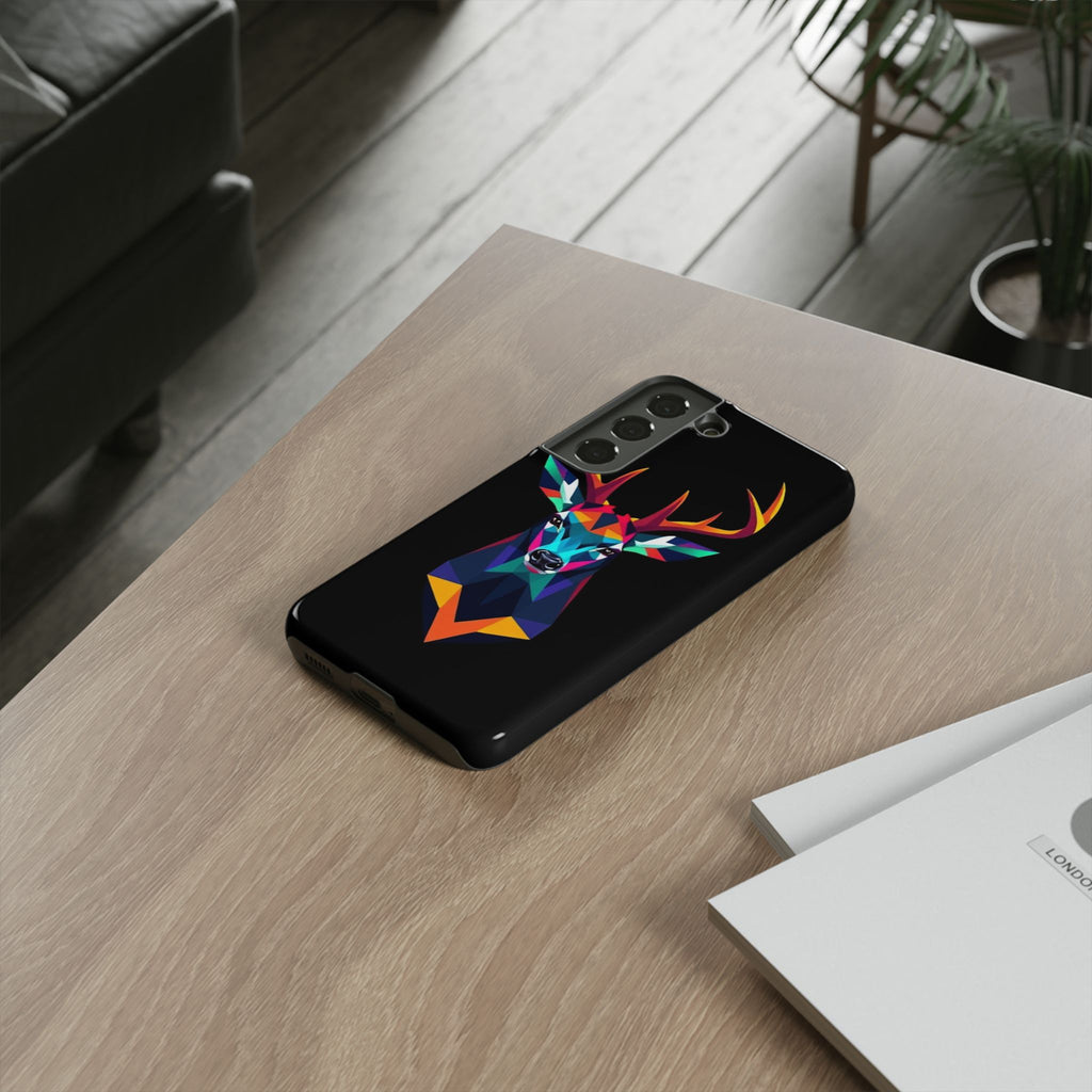 Colorful Fractal Deer Art Design Tough Case For Android & iPhone