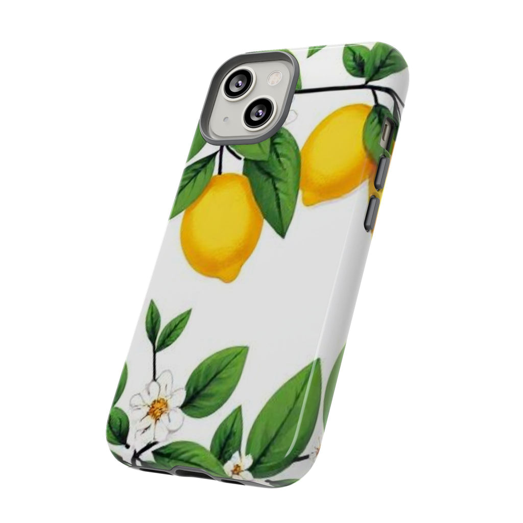 Lemon Blossom Tough Phone Case for iPhone