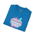 Protect Trans Kids Unisex Softstyle T-Shirt - Supportive LGBTQ+ Apparel
