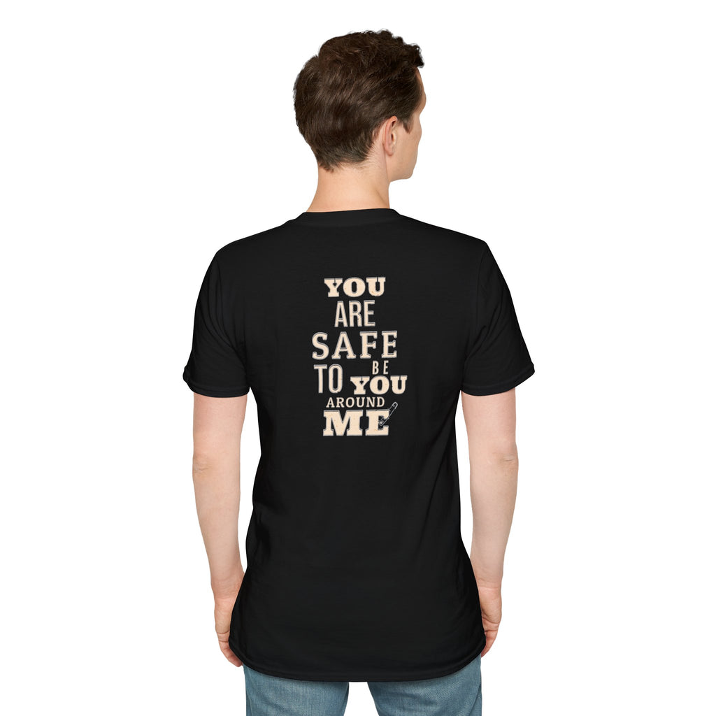Safety Pin Know That You Are Loved Inspirational Tee Unisex Softstyle T-Shirt