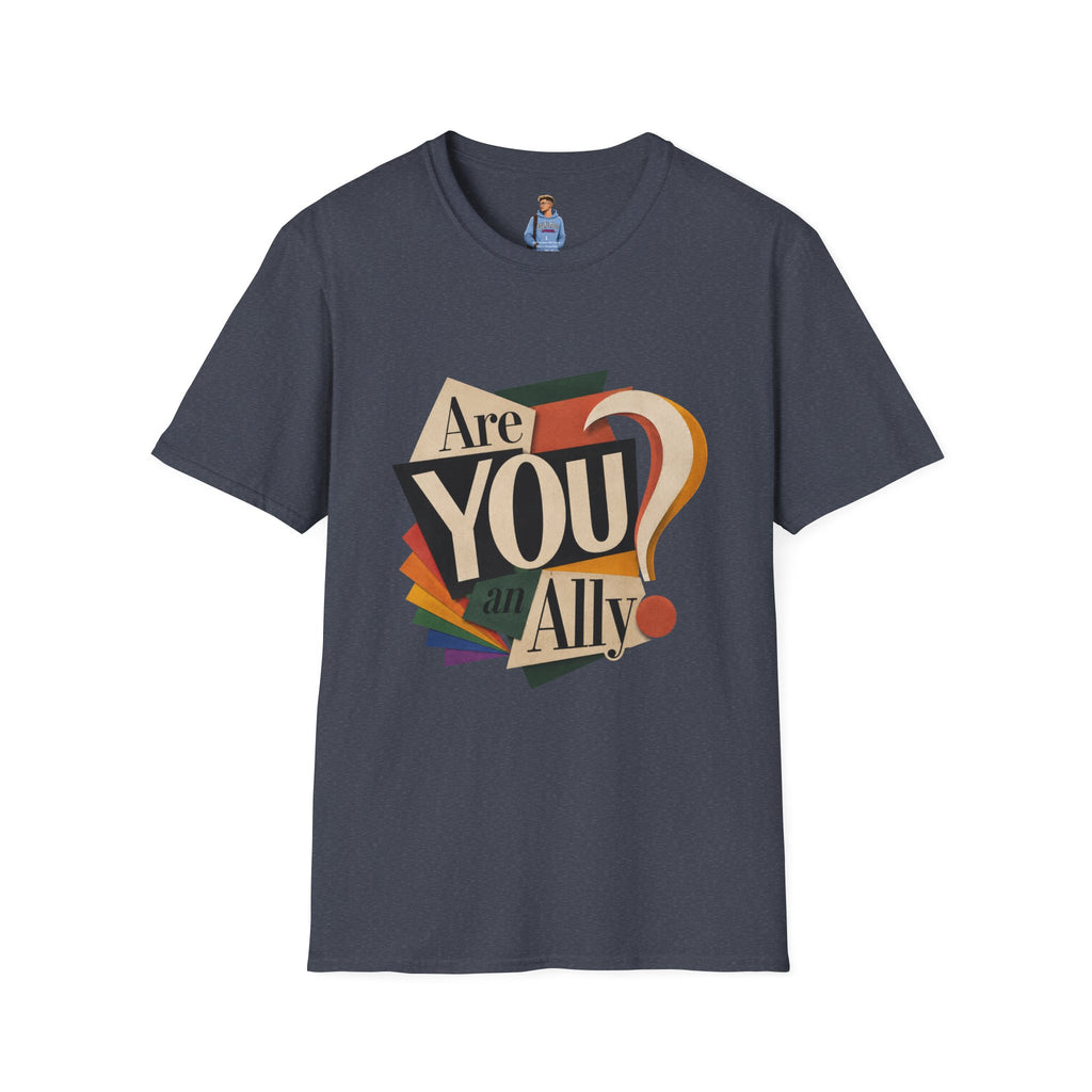 Are You An Ally? T-Shirt — Vintage Pride Ally Tee