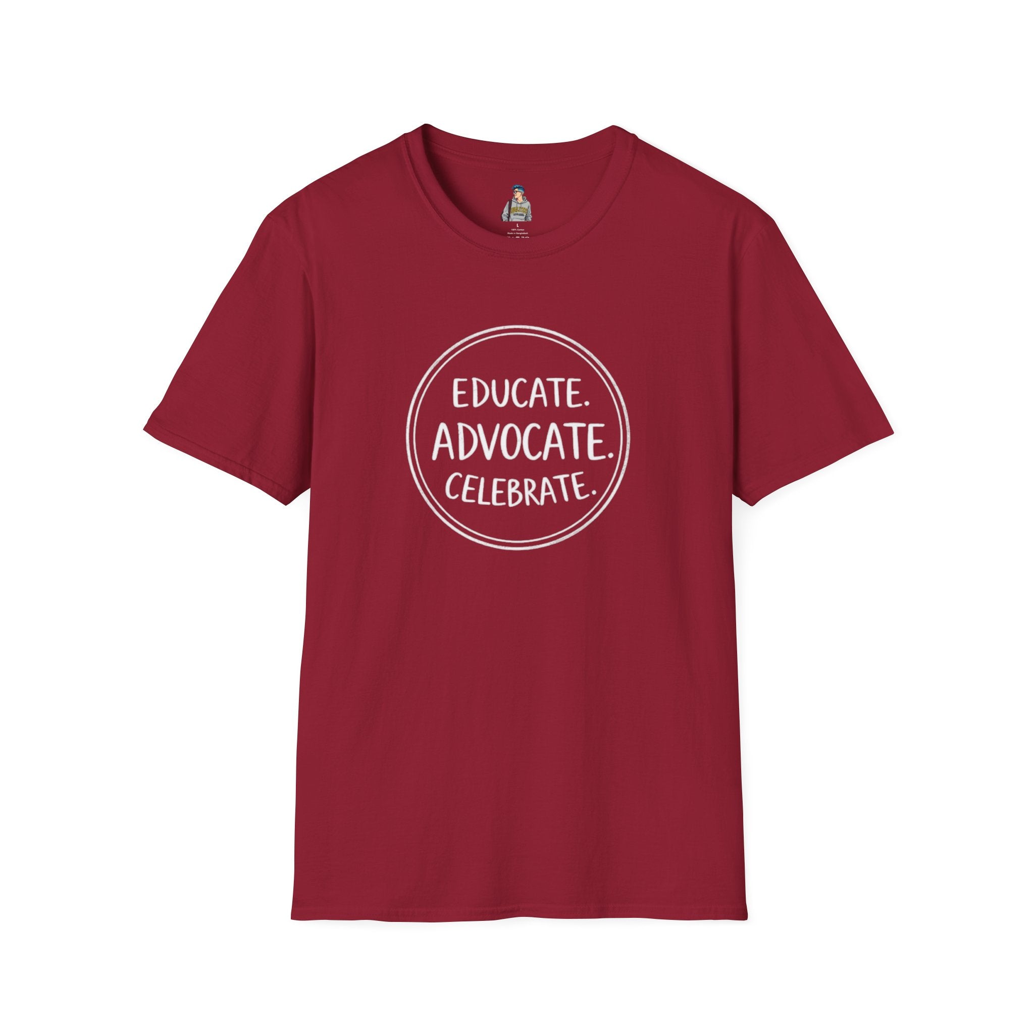 Unisex Incognito Pride T-Shirt - Educate. Advocate. Celebrate.
