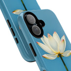 Open White Peace Lily Design Tough Case For Android & iPhone