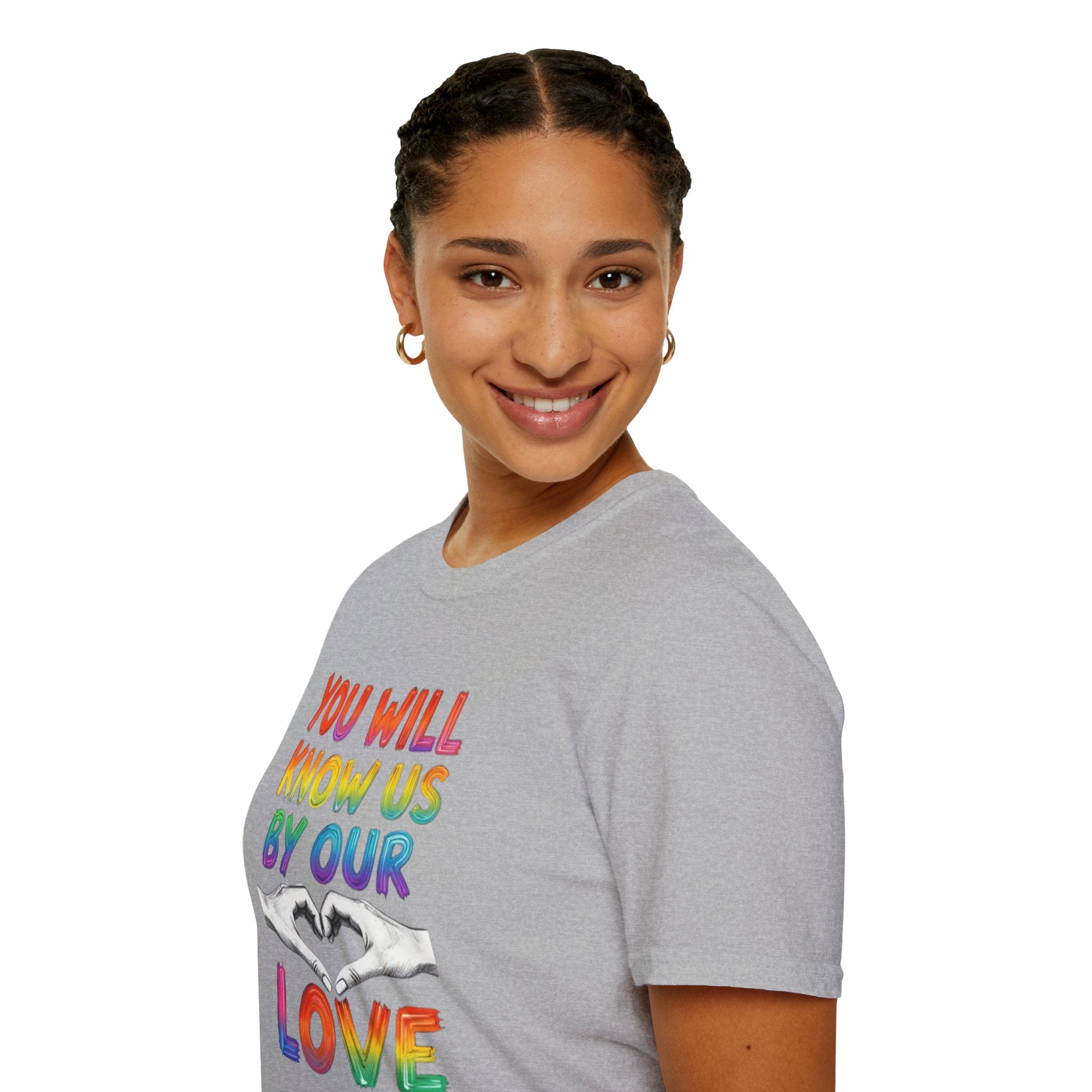 You Will Know Us By Our Love T-Shirt — Queer Inclusion Pride Tee