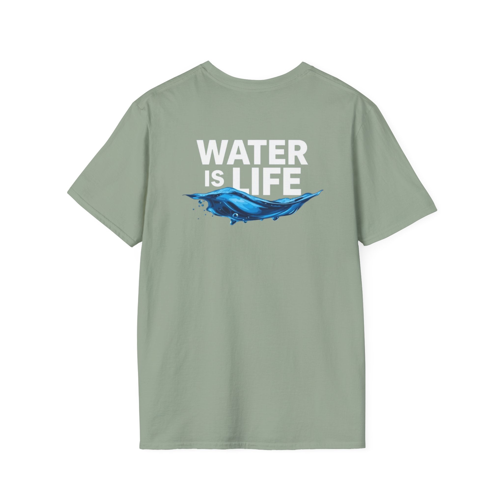 Water is Life Unisex T-Shirt | Eco-Friendly Tee for Environmentalists, Beach Lovers, Awareness Campaigns, Gifting