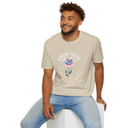 Grow Your Own Way Trans Pride Unisex T-Shirt - Floral Design for Garden Lovers