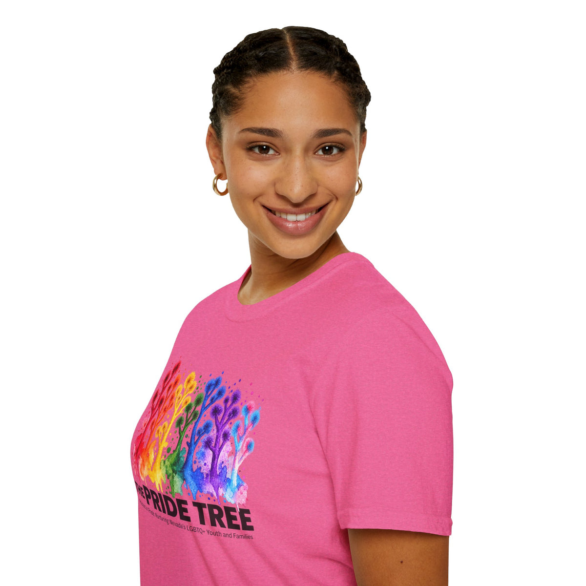 Pride Tree Las Vegas T-Shirt - Black Text