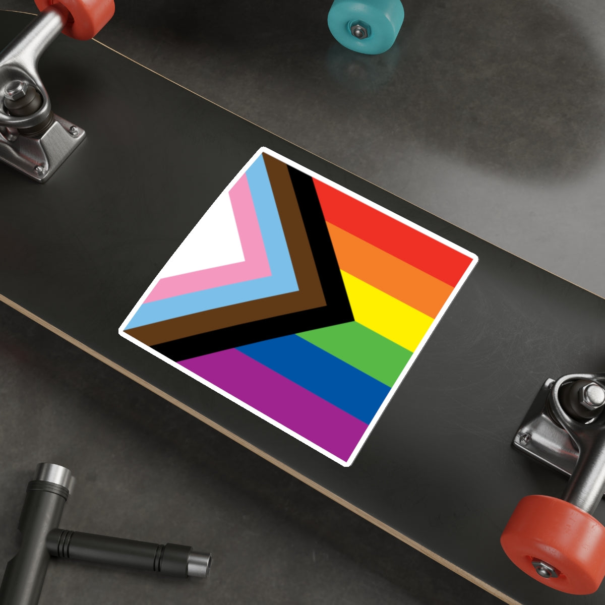 Die-Cut Stickers - Updated Pride Flag