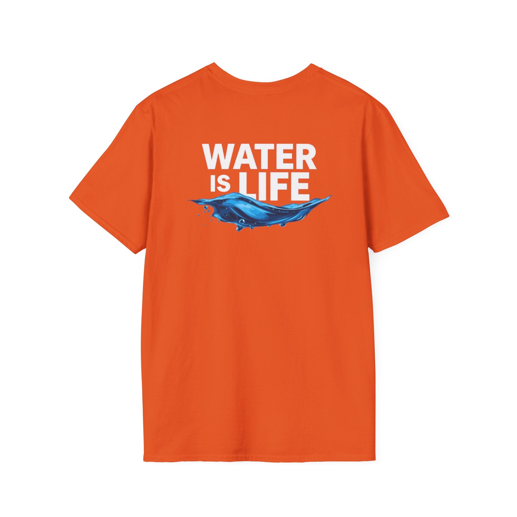 Water is Life Unisex T-Shirt | Eco-Friendly Tee for Environmentalists, Beach Lovers, Awareness Campaigns, Gifting