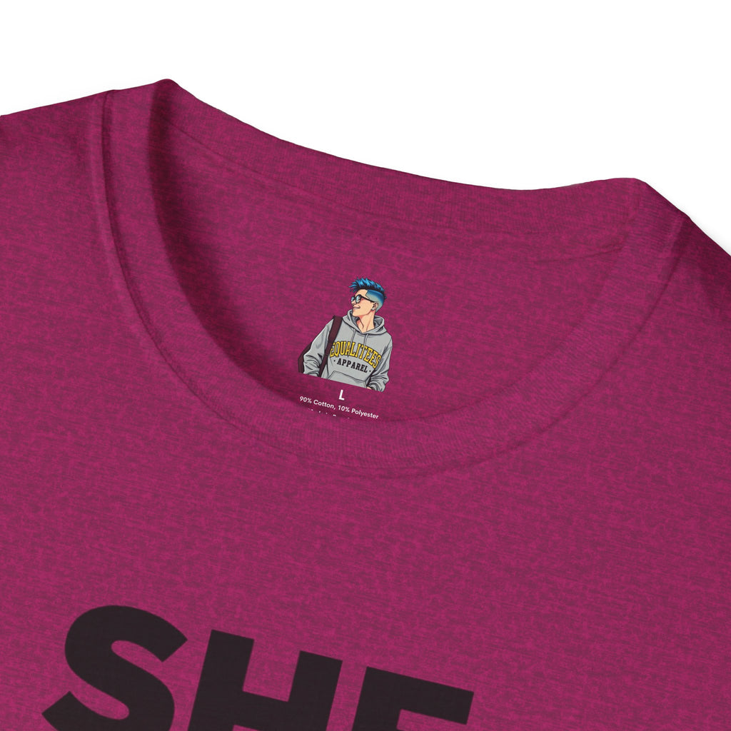 She Said Stop T-Shirt - Bold Statement Tee for Consent Awareness