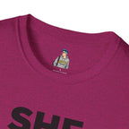 She Said Stop T-Shirt - Bold Statement Tee for Consent Awareness