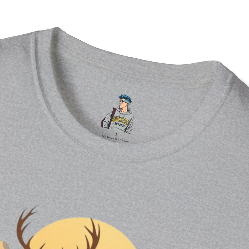 Mountain Sunset Deer Unisex Softstyle T-Shirt