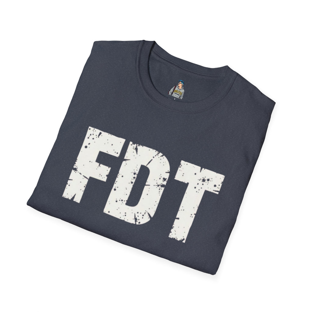 FDT Distressed Graphic T‑Shirt — Bold Statement Tee