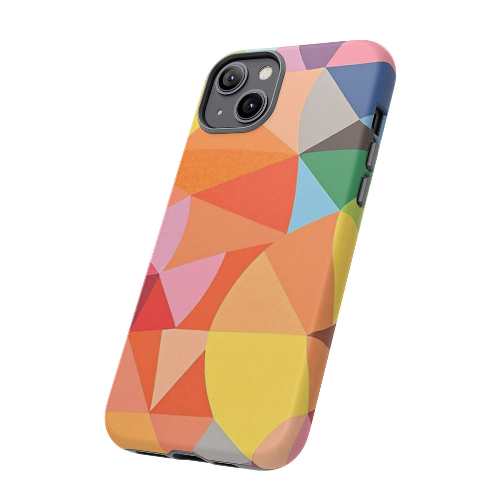 Colorful Geometric Tough Phone Case for iPhone