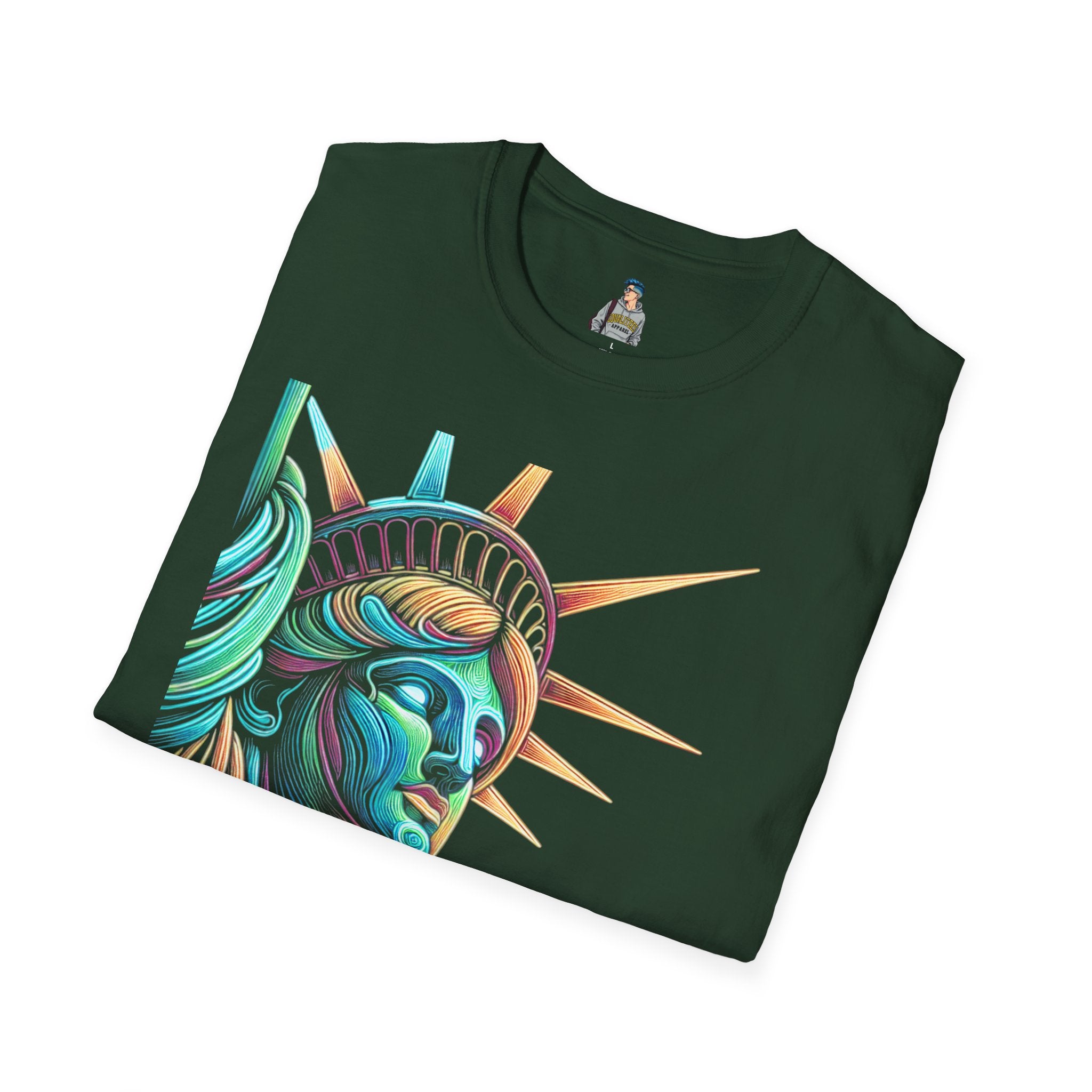 Lady Liberty - Softstyle Unisex T-Shirt