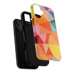 Colorful Geometric Tough Phone Case for iPhone