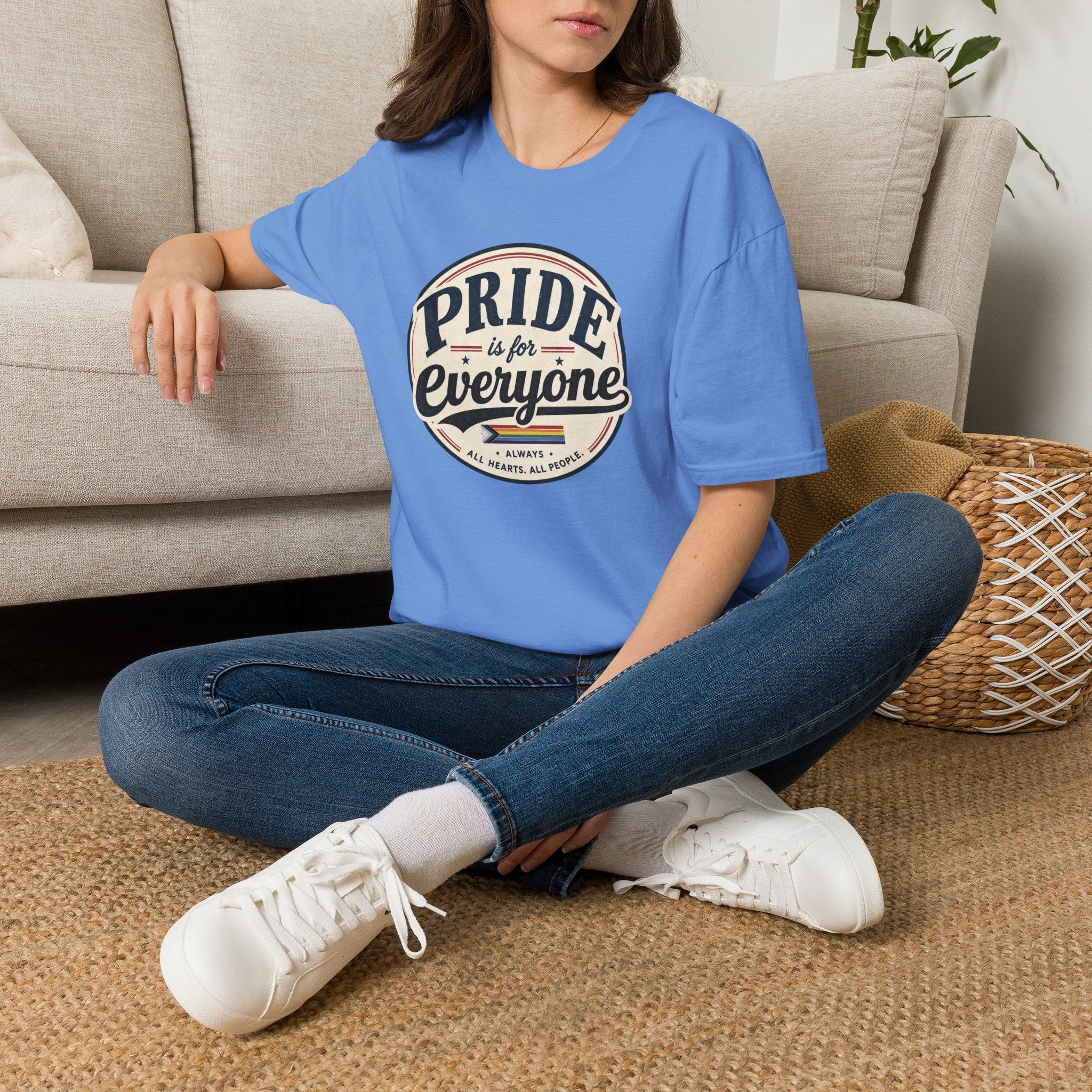 Pride Is for Everyone T-Shirt — Inclusive Retro Pride Tee