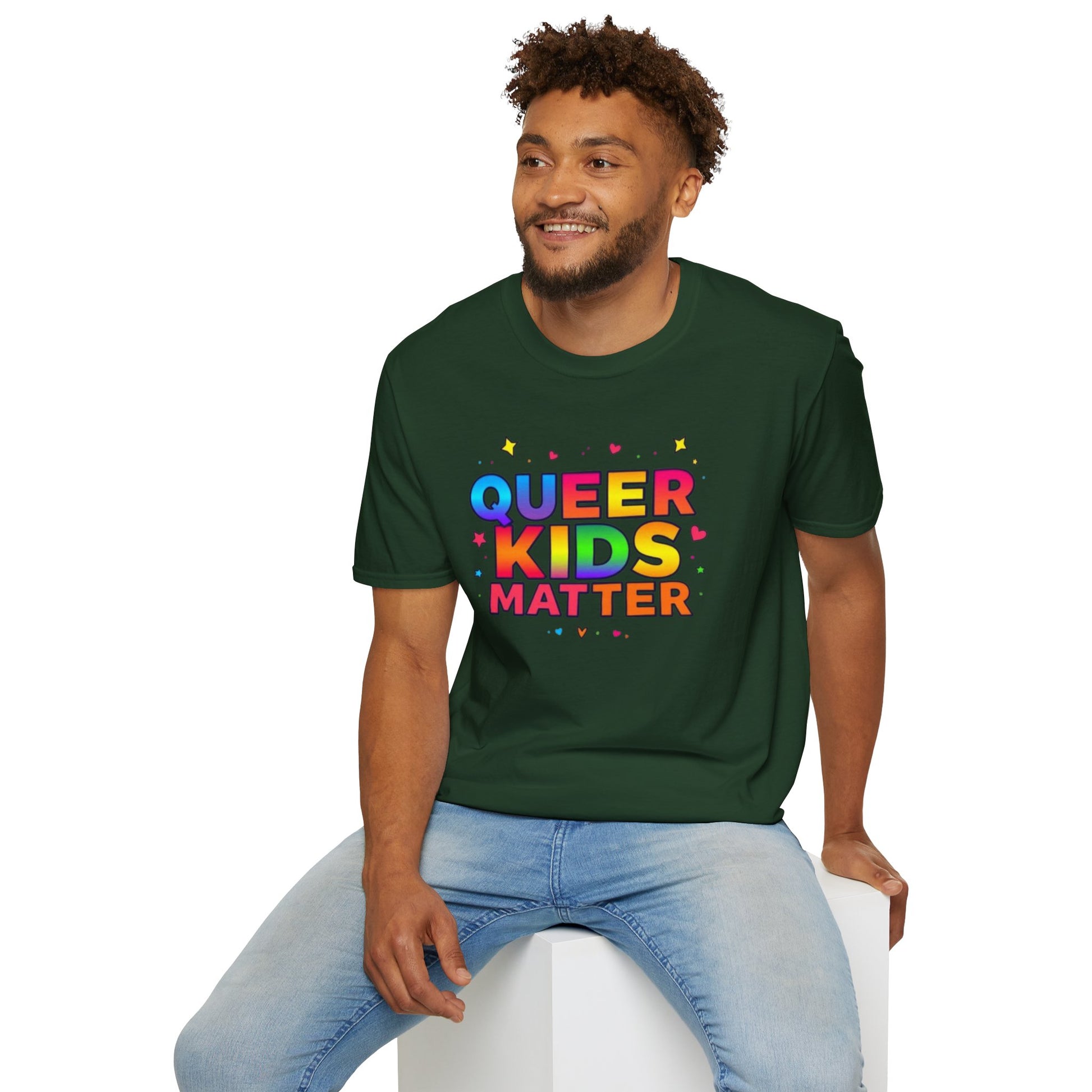 Colorful Queer Kids Matter Pride T-Shirt