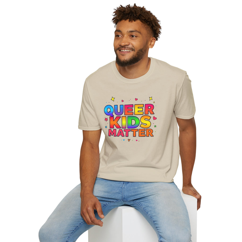 Colorful Queer Kids Matter Pride T-Shirt
