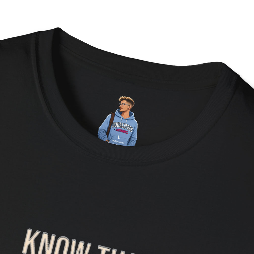 Safety Pin Know That You Are Loved Inspirational Tee Unisex Softstyle T-Shirt